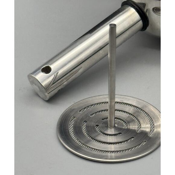 L'Atelier Du Vin Silver Plate French Wine Funnel Filter L'etamine a Decanter Box - Picture 7 of 12